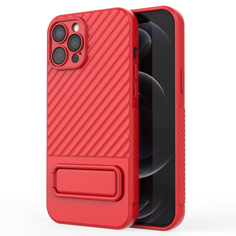 Kickstand Phone Cover for iPhone 12 Pro Max Phone Back Protector Anti-dust TPU Case Kickstand Phone Cover for iPhone 12 Pro Max Phone Back Protector Anti-dust TPU Case